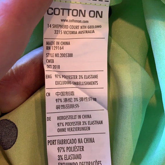 FLUORESCENT GREEN LACE CAMI - Picture 3 of 3